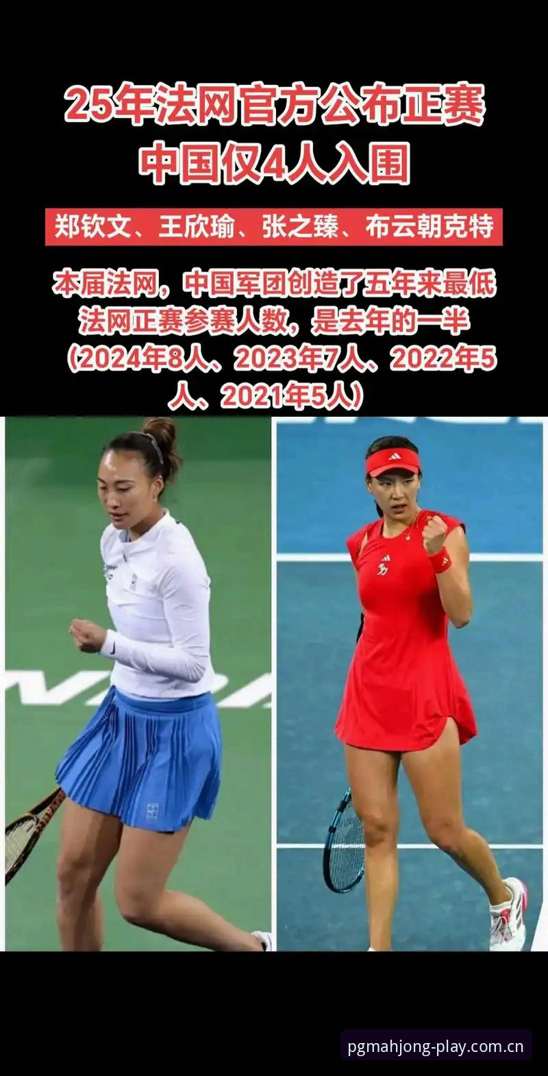 3个关键看点解析2026法网女单抽签：郑钦文保分压力与王欣瑜种子突围